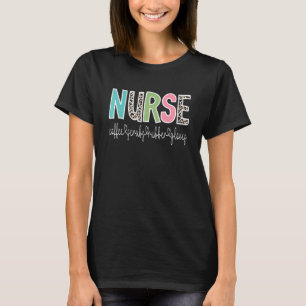 Coffee Scrubs And Rubber Gloves Nurse Life Nurse's T-Shirt