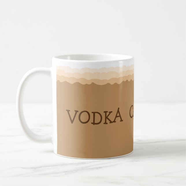 Coffee Secret Vodka Camouflage Coffee Mug (Left)