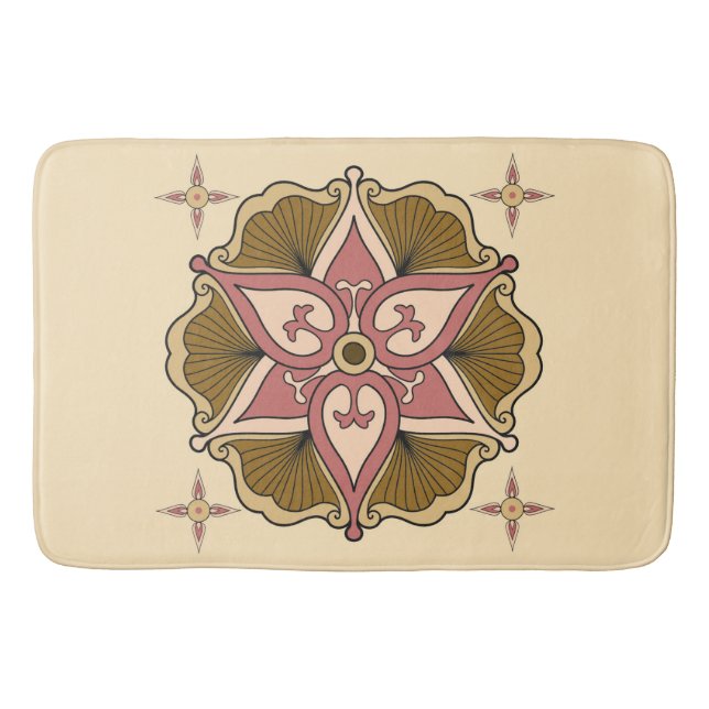 Coffee Shell Bath Mat (Front)