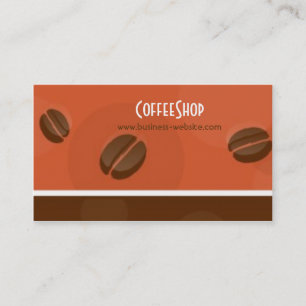 Coffee Shop Business Card