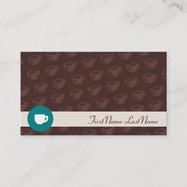 Coffee Shop Business Card (Front)