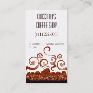 Coffee Shop Business Card