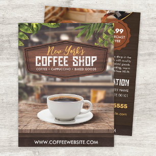 Coffee Shop Cafe Flyer Template