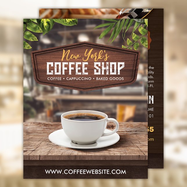 Coffee Shop Cafe Flyer Template (Creator Uploaded)