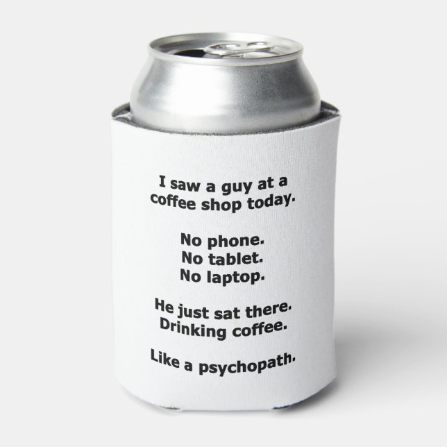 Coffee Shop Can Cooler (Can Front)