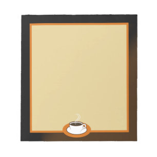 Coffee Shop Coffee Cup Cafe Writing Pads Note Pads