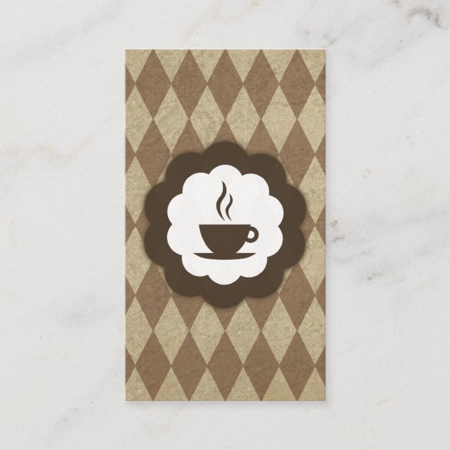 coffee shop diamonds stamp card (Front)