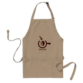 Coffee Shop Emblem Standard Apron