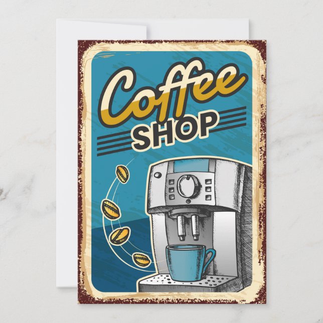 Coffee Shop Invitation (Front)