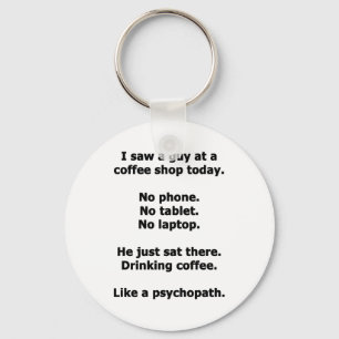 Coffee Shop Key Ring