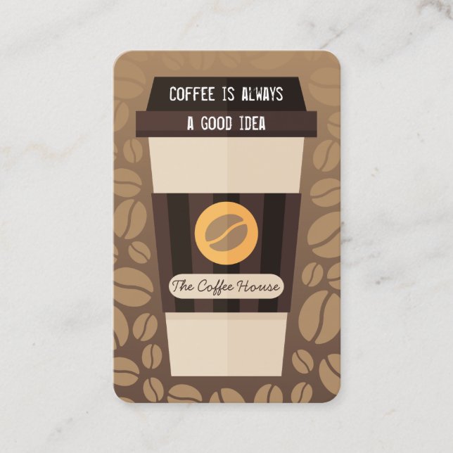 Coffee Shop Loyalty Card (Front)