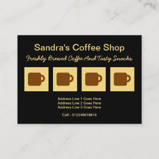 Coffee Shop Loyalty Card