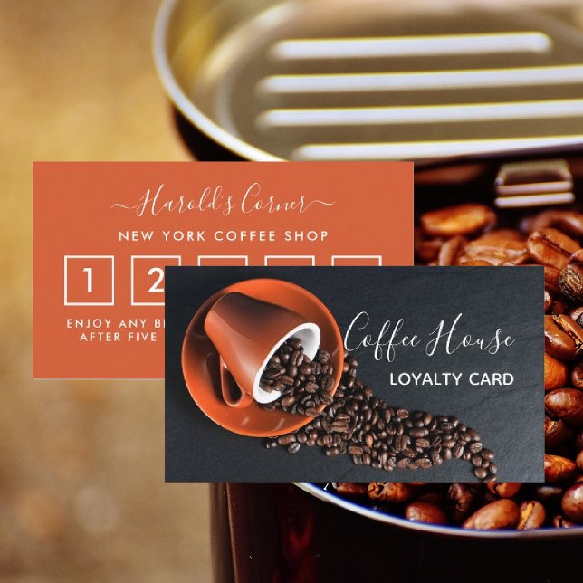 Coffee Shop Loyalty Card - Coffee Mug (Creator Uploaded)