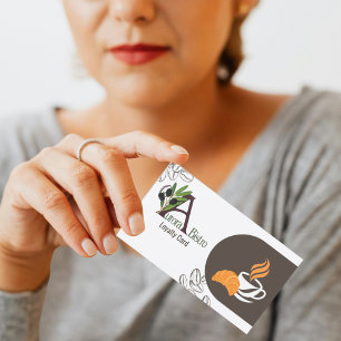 Coffee Shop Loyalty Card Professional Modern Custo