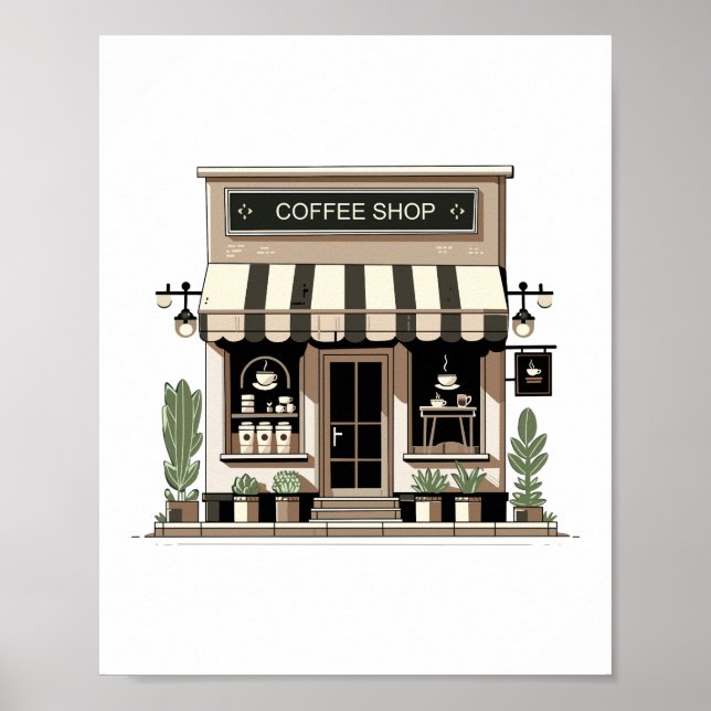 Coffee shop poster (Front)