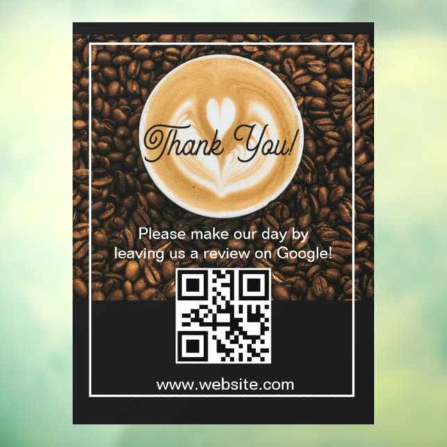 Coffee Shop Window Decal | Cafe Storefront Vinyl  (Sheet 3)