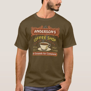 Coffee Shop with Mug Create Your Own Personalised T-Shirt