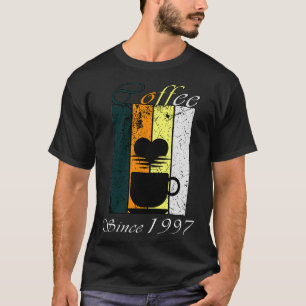 Coffee Since 1997 Retro coffee Birthday Gift T-Shirt
