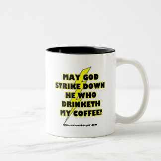 COFFEE SINS Two-Tone COFFEE MUG