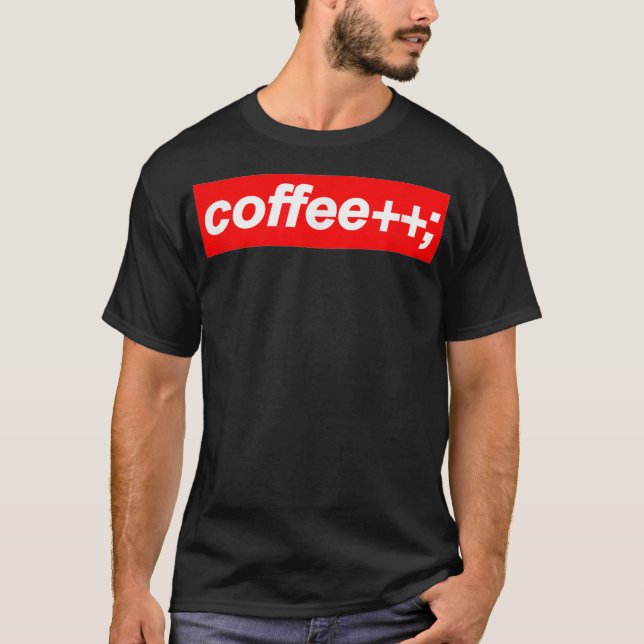 coffee sleep programmer programming devops funny T-Shirt (Front)