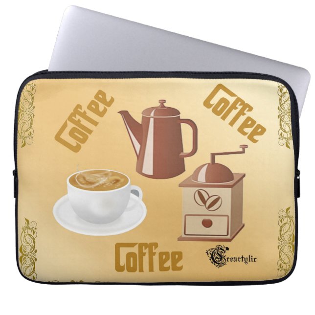 Coffee sleeve laptop (Front)