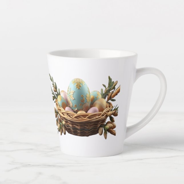 Coffee Small Easter Light Latte Mug (Right)