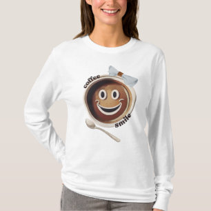 Coffee Smile Funny Cute Sweet T-Shirt