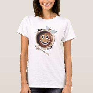 Coffee Smile Funny Cute Sweet T-Shirt