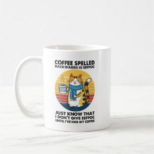 Coffee Spelled Backwards Is EEFFOC – Funny Caffein Mug