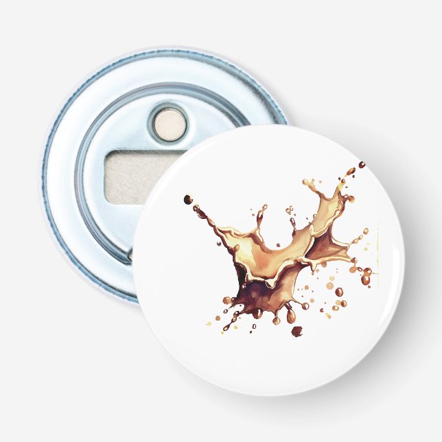 Coffee Spill Bottle Opener (Front)