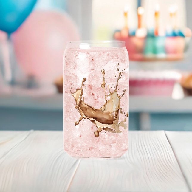 Coffee Spill Can Glass (Insitu (Baby Shower))