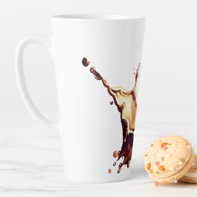 Coffee Spill Latte Mug (In Situ)
