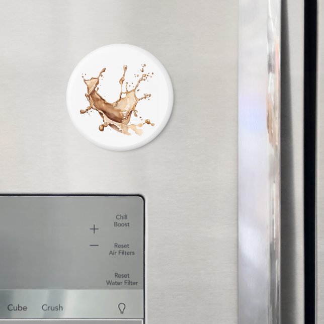 Coffee Spill Magnet (In Situ (Fridge))