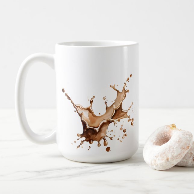 Coffee Spill Mug (With Donut)