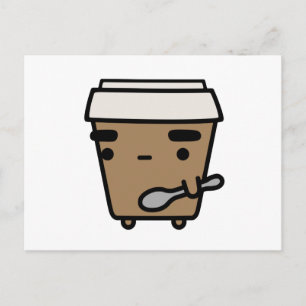 Coffee & Spoon Postcard