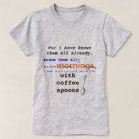 Coffee Spoons! T.S. Eliot public domain Prufrock