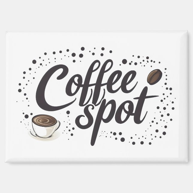 Coffee Spot Coffee Drink Magnet (Front)