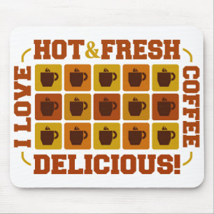 Coffee Squares mousepad