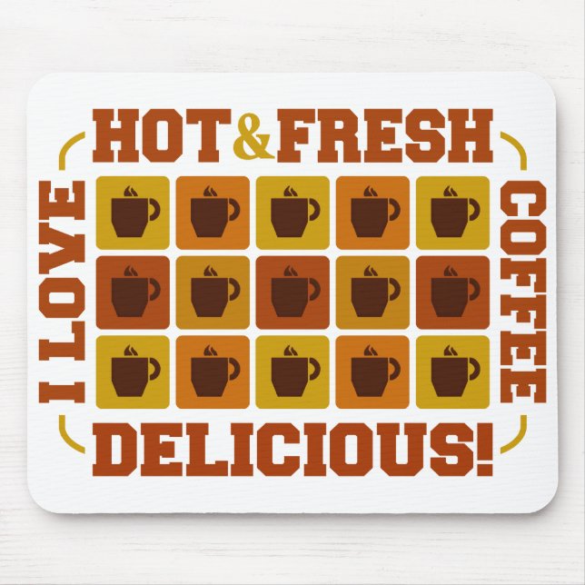 Coffee Squares mousepad (Front)