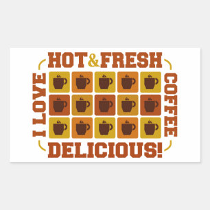 Coffee Squares stickers