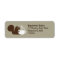 Coffee Squirrel Return Address Labels