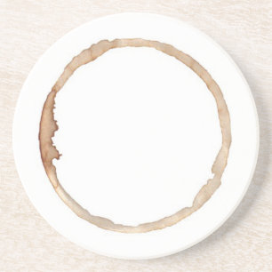 Coffee stain coaster