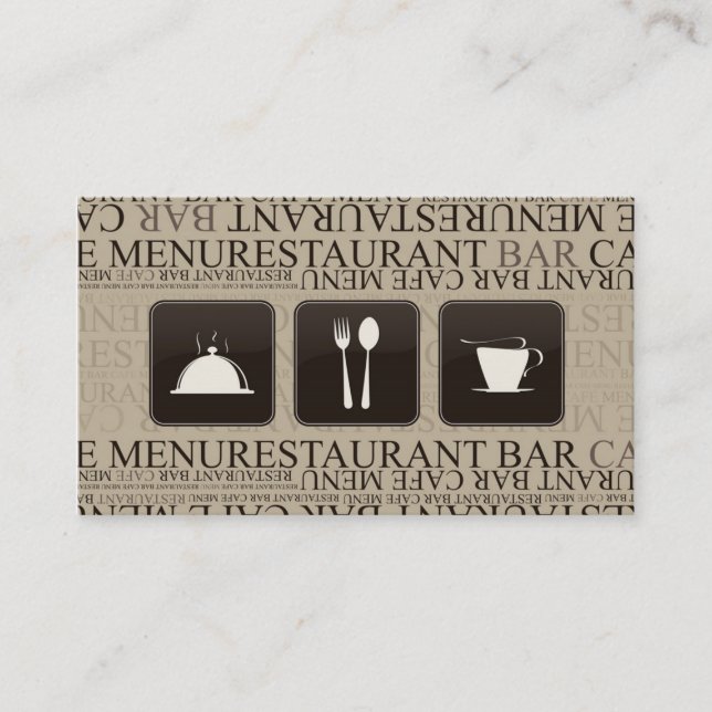 Coffee Stain Drink Punchcard Waitress Bar Barista Business Card (Front)