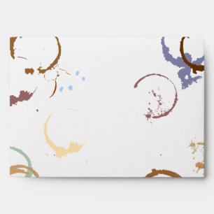 Coffee Stain Grunge Envelope