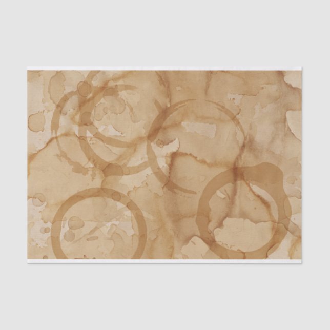 Coffee Stain Tissue Paper (Front)