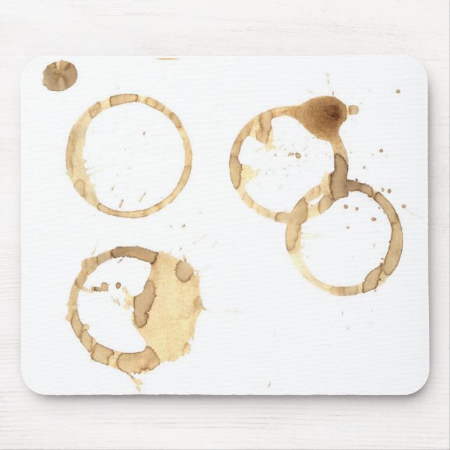 Coffee Stained Mouse Pad (Front)