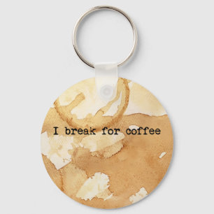 Coffee Stains Key Ring