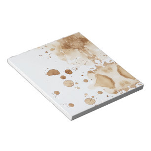 coffee stains notepad