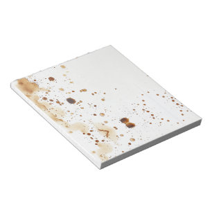 coffee stains notepad