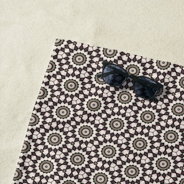Coffee Star  Beach Towel (In Situ)